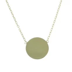 Palais du Rosaire Collier Plaqué or avec la médaille du Saint Esprit 42cm^ Collier En Plaqué Or