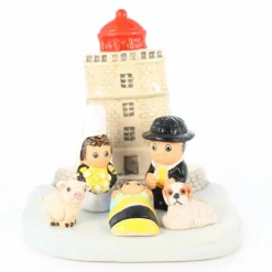Palais du Rosaire Crèche Bretagne en céramique 8x7cm^ Crèche