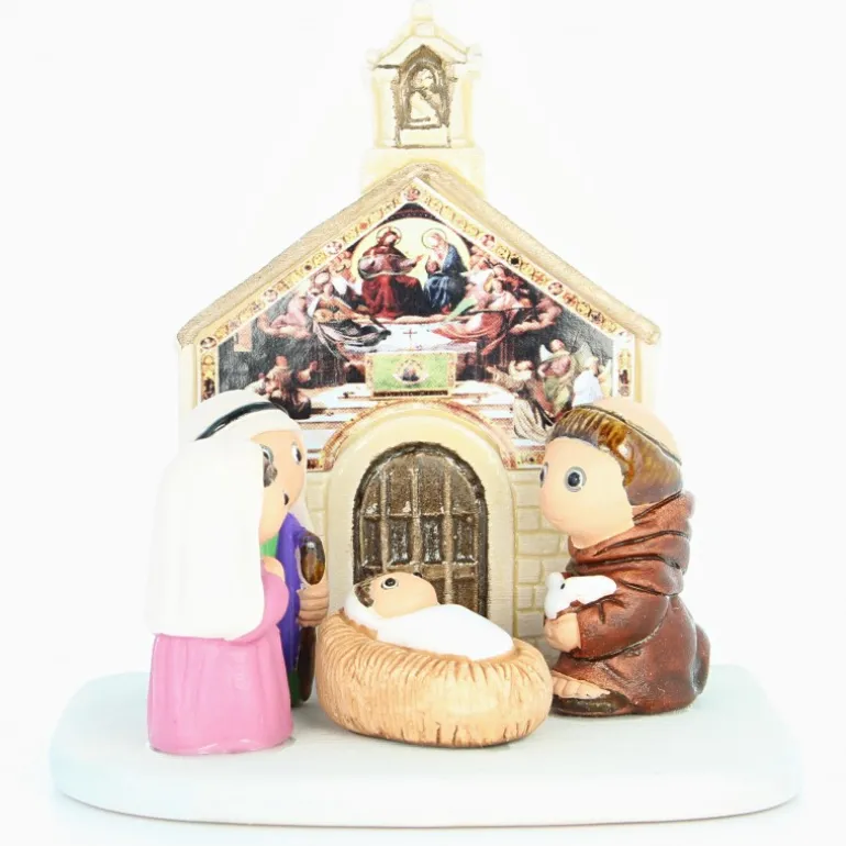 Palais du Rosaire Crèche d'Assise en céramique 8x7cm^ Crèche