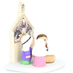Palais du Rosaire Crèche d'Assise en céramique 8x7cm^ Crèche