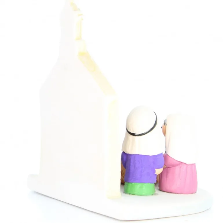 Palais du Rosaire Crèche d'Assise en céramique 8x7cm^ Crèche