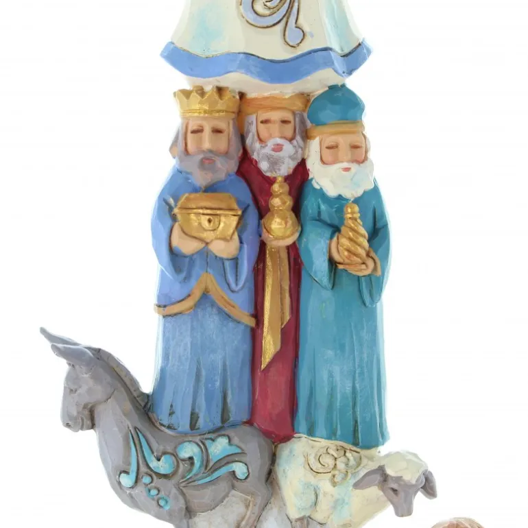 Palais du Rosaire Crèche de 36cm en résine^ Décoration De Noël | Crèche