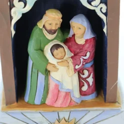 Palais du Rosaire Crèche de 36cm en résine^ Décoration De Noël | Crèche