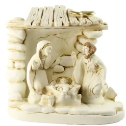 Palais du Rosaire Crèche de la Nativité en résine de 7cm^ Crèche | Statue De La Sainte Famille