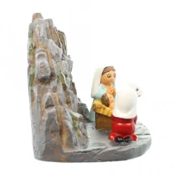 Palais du Rosaire Crèche de l'Appartion de Lourdes 8x7cm^ Crèche