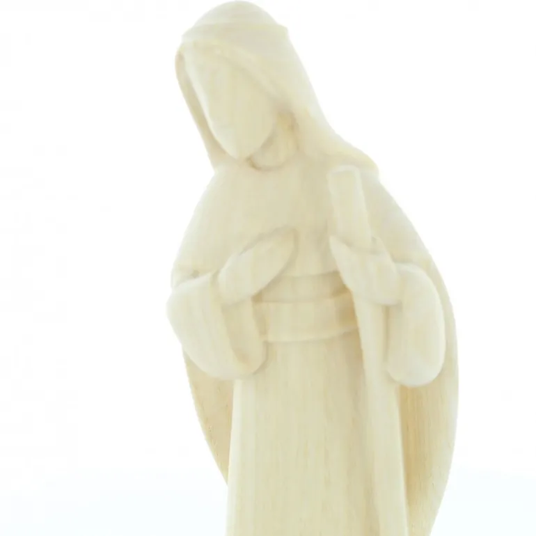 Palais du Rosaire Crèche en bois naturel 3 pièces 15cm^ Décoration De Noël | Crèche