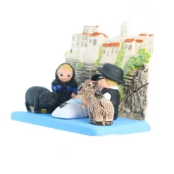 Palais du Rosaire Crèche en céramique de la Corse^ Crèche