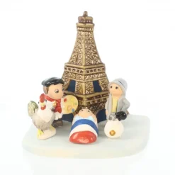 Palais du Rosaire Crèche en céramique de Paris 8x7cm^ Décoration De Noël | Crèche