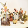 Palais du Rosaire Crèche en résine 11 personnages de 25cm^ Crèche
