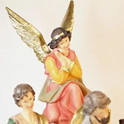 Palais du Rosaire Crèche en résine 11 personnages de 25cm^ Crèche
