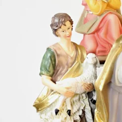Palais du Rosaire Crèche en résine 11 personnages de 25cm^ Crèche