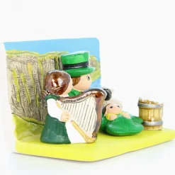 Palais du Rosaire Crèche Irlande en céramique 8x7cm^ Crèche