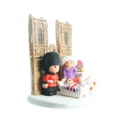 Palais du Rosaire Crèche Londres en céramique 8x7cm^ Crèche
