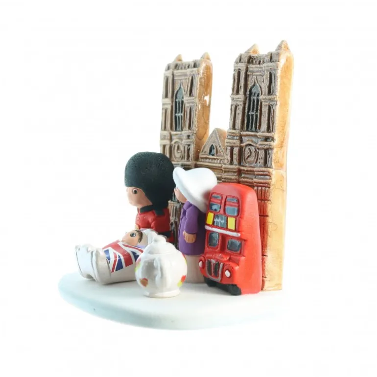 Palais du Rosaire Crèche Londres en céramique 8x7cm^ Crèche