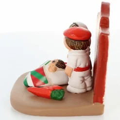 Palais du Rosaire Crèche Pays Basque en céramique 8x7cm^ Crèche
