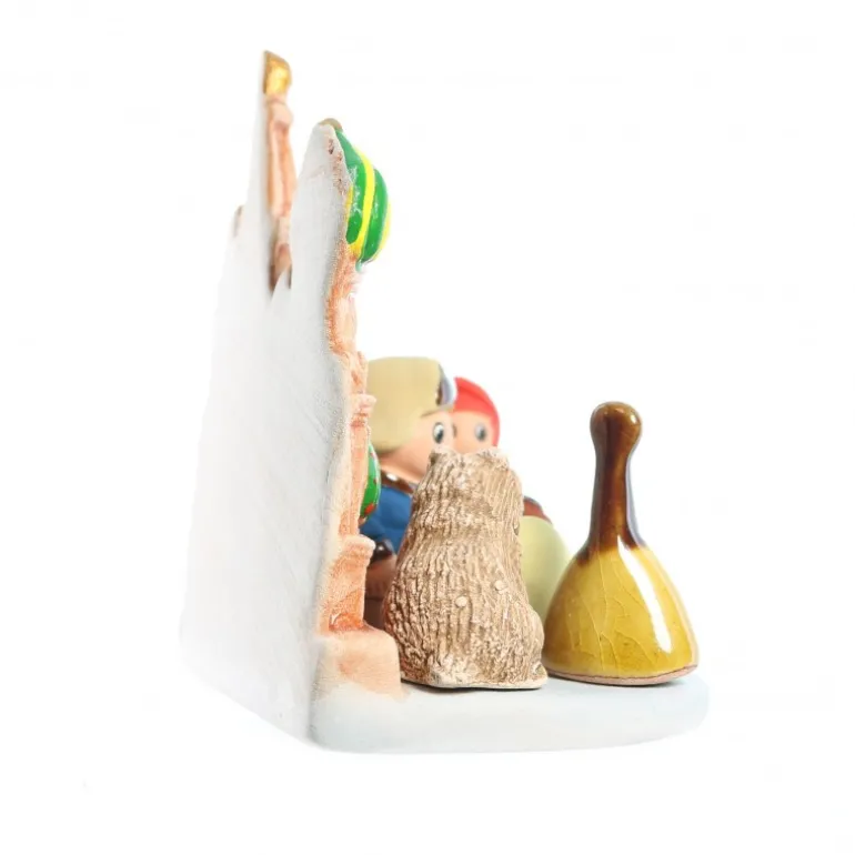 Palais du Rosaire Creche Russie en céramique 8x7cm^ Crèche