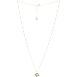 Palais du Rosaire Croix argent doré aux extrémités évasées^ Croix En Pendentif | Médaille Et Croix Argent