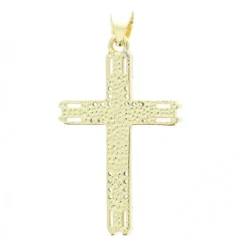 Palais du Rosaire Croix avec le Christ en métal doré de 3.2cm^ Croix En Pendentif | Médaille Et Croix Métal