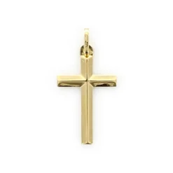 Palais du Rosaire Croix chrétienne en Or 22mm^ Croix En Pendentif | Médaille Et Croix Or