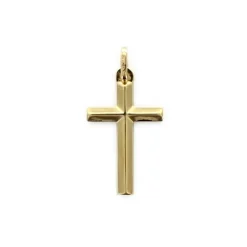 Palais du Rosaire Croix chrétienne en Or 22mm^ Croix En Pendentif | Médaille Et Croix Or