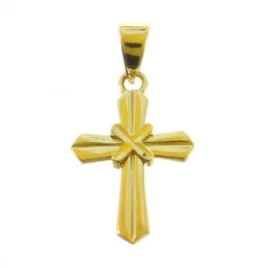 Palais du Rosaire Croix en Or "croisée des chemins" 9 carats^ Croix En Pendentif | Médaille Et Croix Or