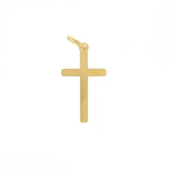 Palais du Rosaire Croix stylisé en métal doré^ Médaille Et Croix Métal