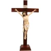 Palais du Rosaire Crucifix à poser en résine colorée 127cm^ Crucifix Résine | Crucifix Bois