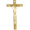 Palais du Rosaire Crucifix Contemporain et Christ doré en résine de 23cm^ Croix Religieuse | Crucifix Résine