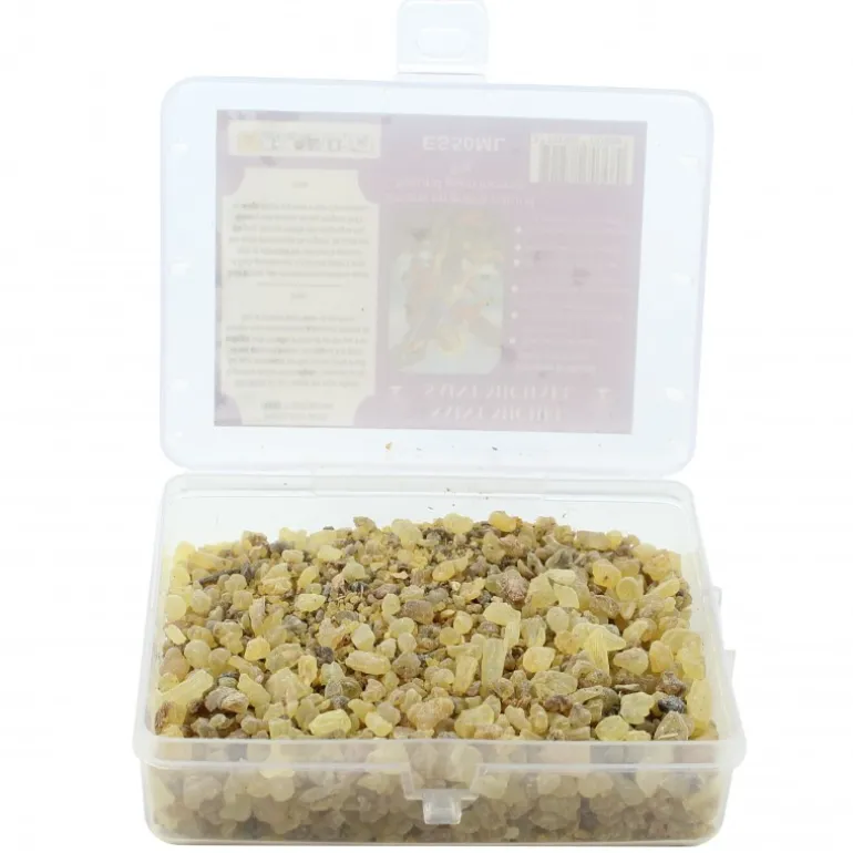 Palais du Rosaire Encens Naturel en Grains de Saint Michel avec prière - Boîte 50g^ Encens En Grains