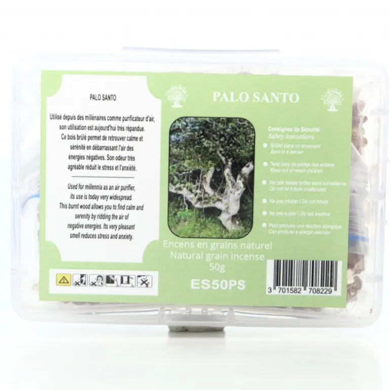 Palais du Rosaire Encens Naturel en Grains Palo Santo - Boîte 50g^ Encens En Grains