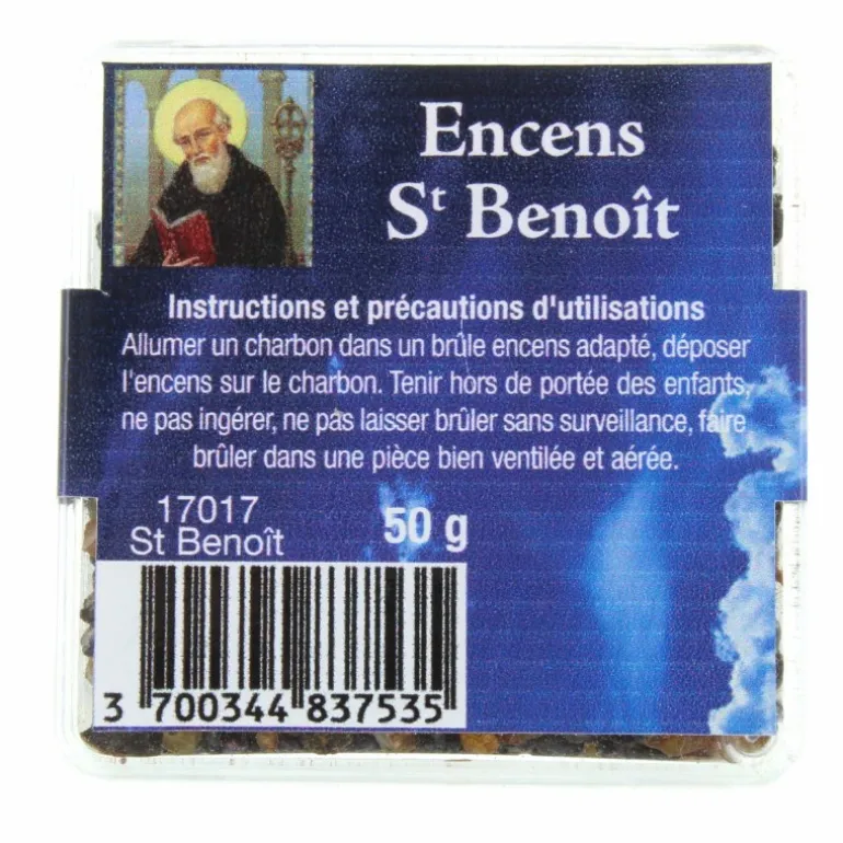 Palais du Rosaire Encens religieux en grains de Saint Benoît, 50g^ Encens En Grains