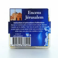 Palais du Rosaire Encens religieux en grains de Jérusalem, 50g^ Encens En Grains