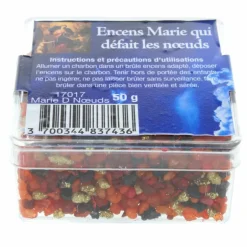 Palais du Rosaire Encens religieux en grains de Marie qui défait les noeuds, 50g^ Encens En Grains