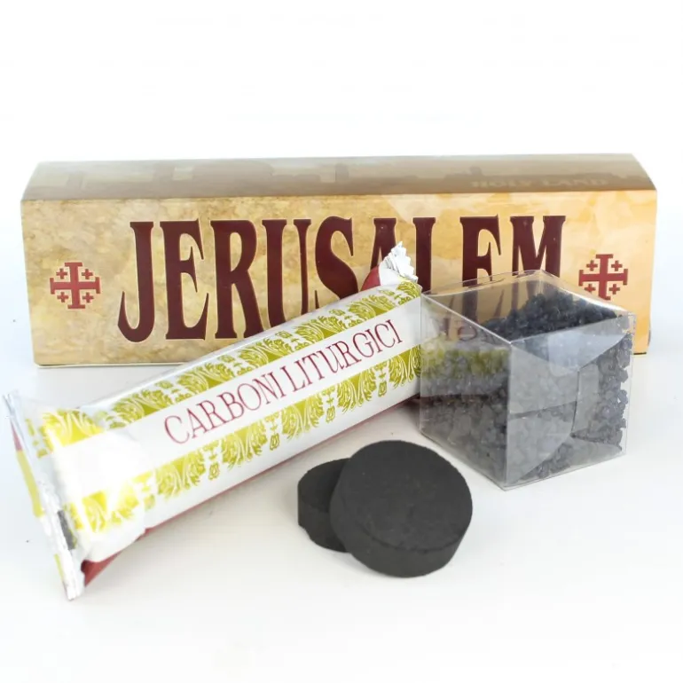 Palais du Rosaire Encens religieux fragrance Myrrhe 35g et 10 charbons^ Encens En Grains
