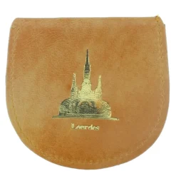 Palais du Rosaire Etui à chapelet de Lourdes en cuir véritable^ Etui À Chapelet