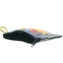 Palais du Rosaire Etui à Chapelet en fil doré 10x7 cm décoré du Christ Miséricordieux^ Porte-Monnaie | Etui À Chapelet