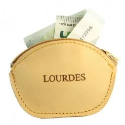 Palais du Rosaire Etui chapelet Porte-monnaie de Lourdes en cuir^ Porte-Monnaie | Etui À Chapelet