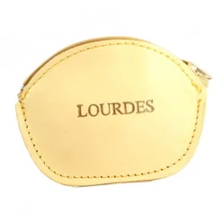 Palais du Rosaire Etui chapelet Porte-monnaie de Lourdes en cuir^ Porte-Monnaie | Etui À Chapelet