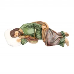 Palais du Rosaire Grande Statue de Saint Joseph endormi en résine 57cm^ Statue De Saint Joseph