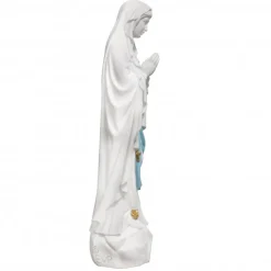 Palais du Rosaire Grande Statue Notre Dame de Lourdes pour l'exterieur 80 cm en résine^ Statue De Grande Taille | Statue Pour Extérieur