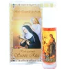 Palais du Rosaire Huile essentielle de Nard de Jérusalem en roll-on à l'effigie de la Sainte Rita et parfum Rose^ Huile Religieuse