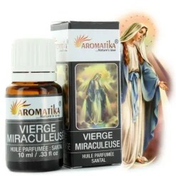Palais du Rosaire Huile essentielle religieuse Vierge Miraculeuse parfumée au Santal 10ml^ Huile Religieuse