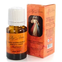 Palais du Rosaire Huile essentielle religieuse du Christ Miséricordieux avec prière 10ml^ Huile Religieuse
