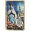 Palais du Rosaire Image religieuse de la Vierge Couronnée avec une médaille^ Image Religieuse