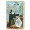 Palais du Rosaire Image religieuse de Sainte Rita avec une médaille^ Image Religieuse