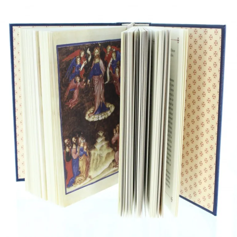 Palais du Rosaire Livre Les quatre évangiles illustrés^ Bible Catholique | Livre De Prière