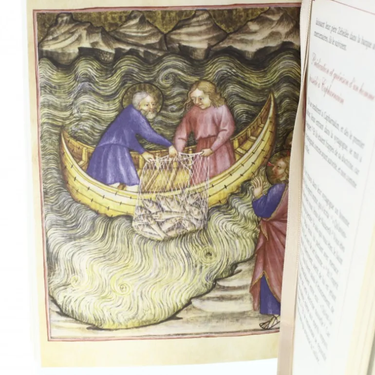 Palais du Rosaire Livre Les quatre évangiles illustrés^ Bible Catholique | Livre De Prière