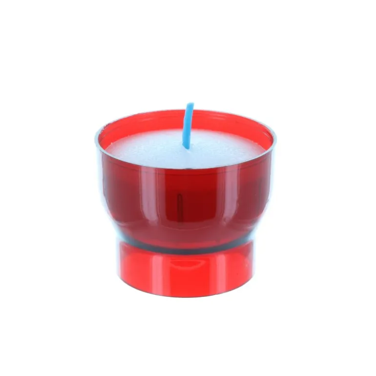 Palais du Rosaire Lot de 2 bougie Votive rouge 4 cm durée 6H^ Bougie Votive