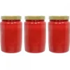 Palais du Rosaire Lot de 3 Bougies de dévotion Rouge 3 jours^ Bougie De Dévotion | Bougie Neuvaine