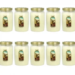 Palais du Rosaire Lot de 10 Bougies de dévotion 3 jours Saint Michel^ Bougie De Dévotion
